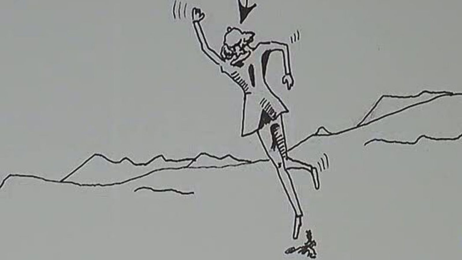 Un paciente del hospital psiquiátrico de Lisboa expone una obra de arte junto a Jeff Koons