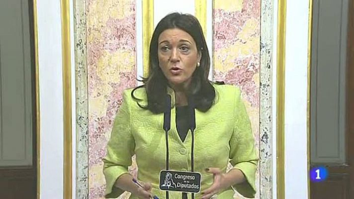 Telediario 1 - Críticas a los Presupuestos