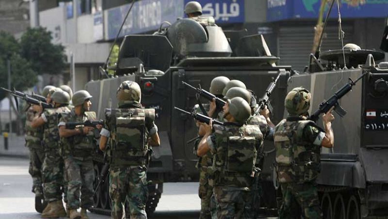 El Ejército libanés consigue restablecer hoy la calma