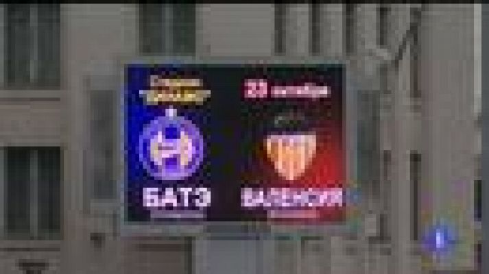 Telediario 1 - El Valencia, obligado a puntuar en Bielorrusia