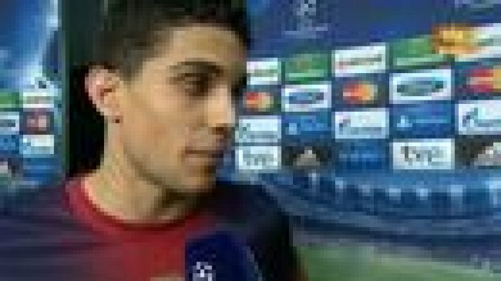 Champions League - Bartra: "Lo he cogido con muchas ganas"