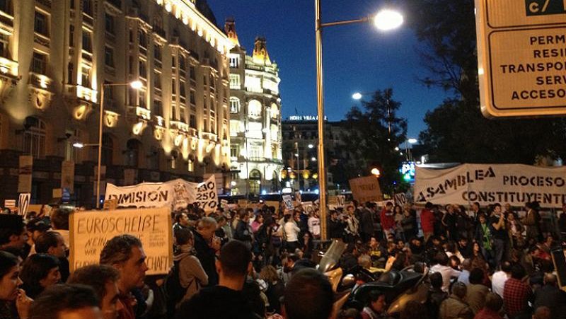 Protestas en los alrededores del Congreso