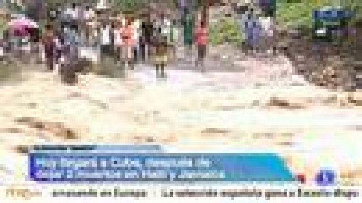 Telediario 1 - Huracán Sandy