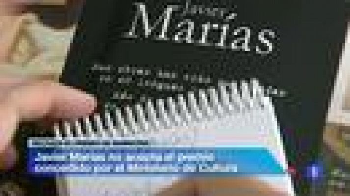 Telediario 1 - Javier Marías rechaza el premio