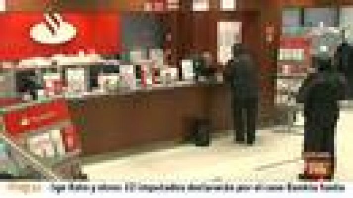 La tarde en 24h - El Santander gana un 66% menos