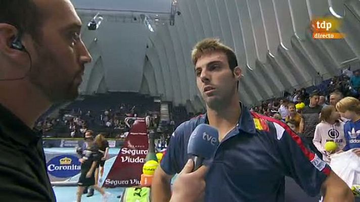 Tenis - Granollers: "Ha sido un partido muy táctico"