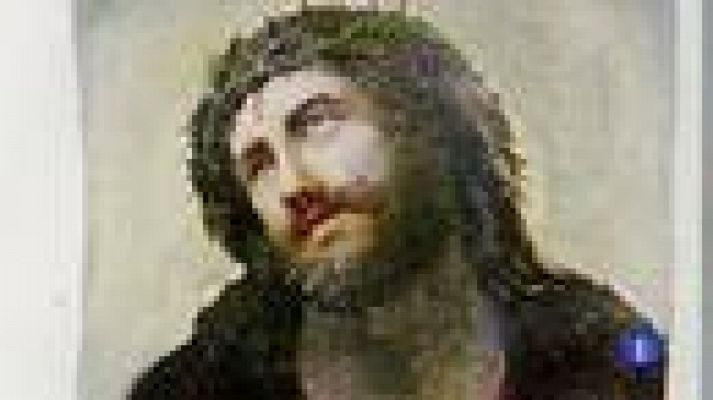 Telediario 1 - El Ecce Homo en Estados Unidos