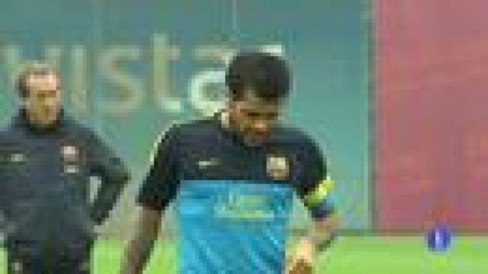 Telediario 1 - El Barça viaja a Vallecas diezmado en defensa