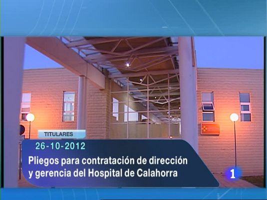 Informativo Telerioja - Informativo Telerioja - 26/10/12