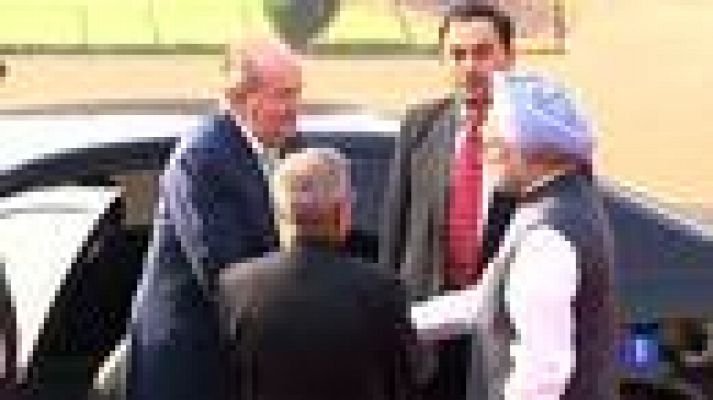 Telediario 1 - Visita oficial del rey a la India