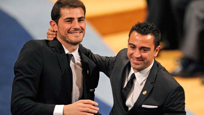 Premios Princesa de Asturias - Xavi y Casillas, un ejemplo de compañerismo
