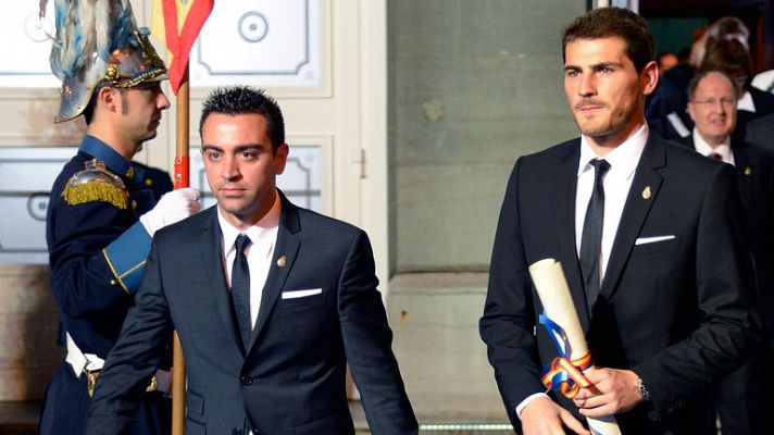 Iker y Xavi, amigos y únicos premios Príncipe de Asturias que repiten