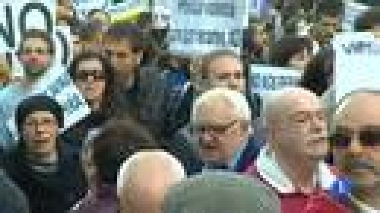 Telediario 1: Protestas por los recortes | RTVE Play