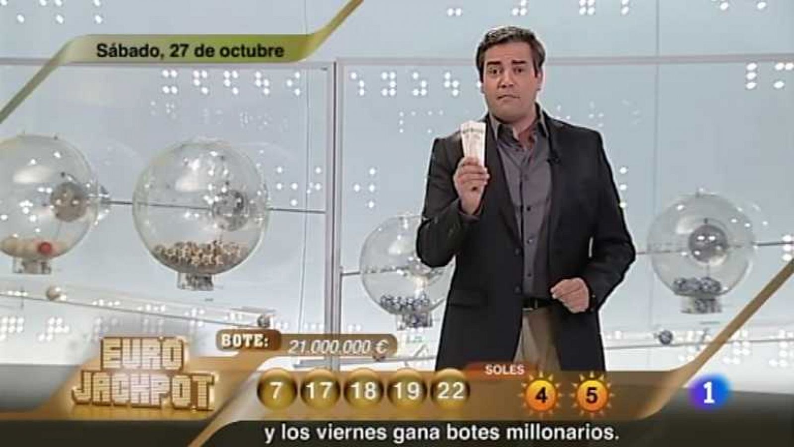 Sorteo ONCE - 27/10/12 - Ver ahora