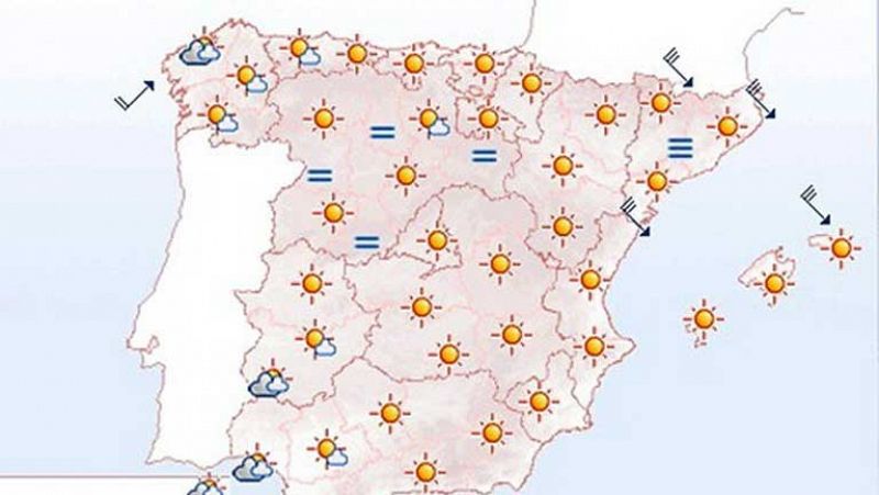 Nieve en el norte peninsular con una cota entre 500 y 1.000 metros