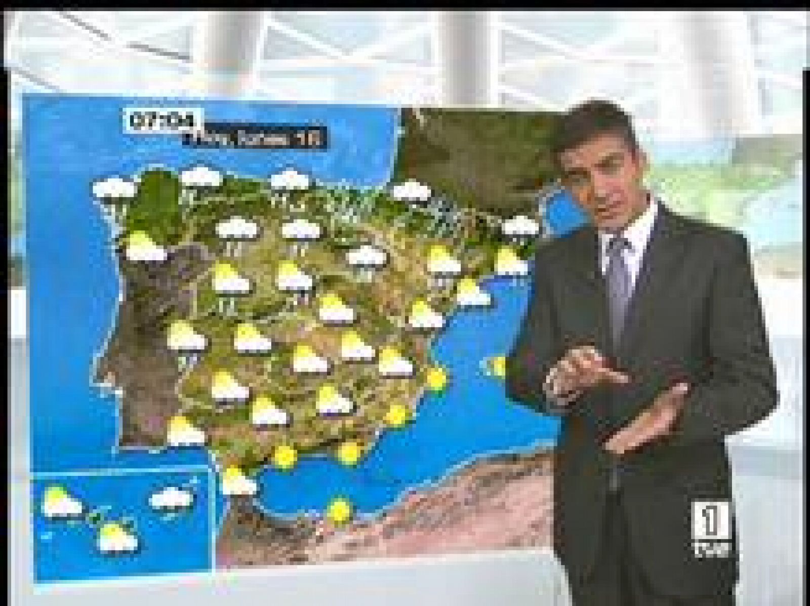 Bajada de temperaturas y lluvias en el norte