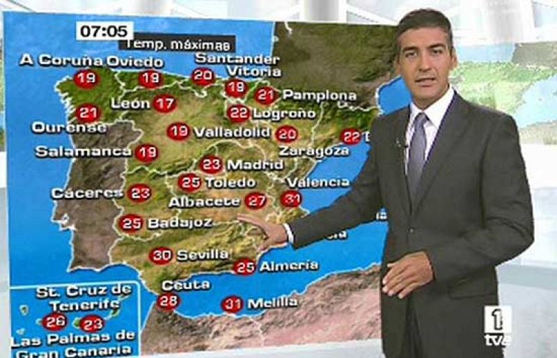 Bajada de temperaturas y lluvias en el norte