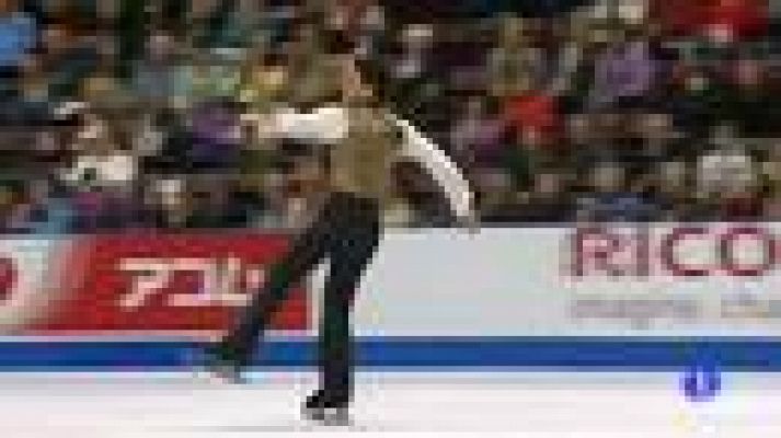 Telediario 1 - Javier Fernández, campeón del Grand Prix Skate Canadá