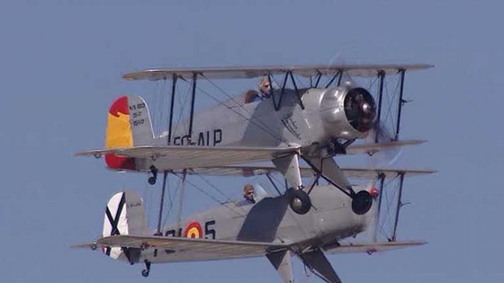 Telediario 1 - Museo al aire libre de aviación