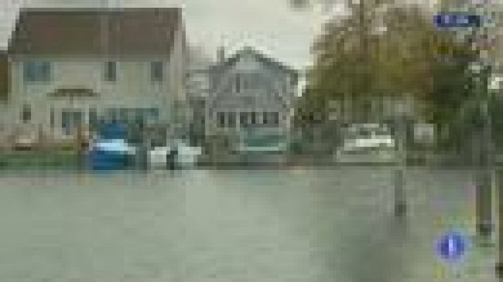 Telediario 1 - Huracán Sandy