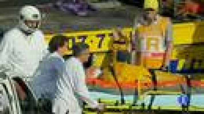 Telediario 1 - Accidente en clásicos de Fórmula 1