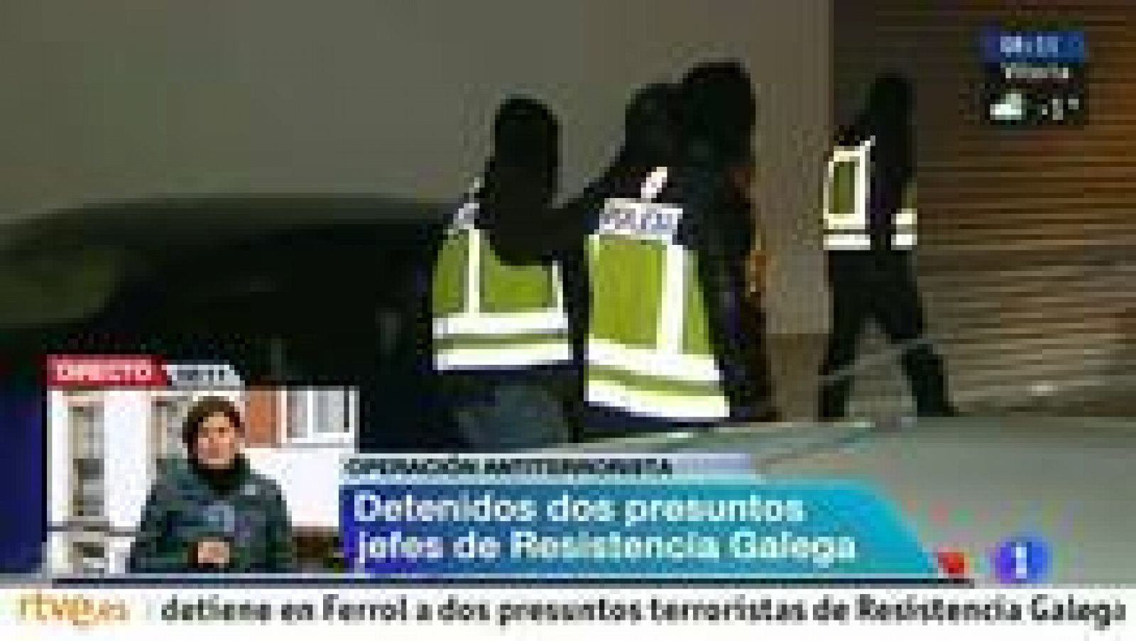 La Policía detiene en Ferrol a los presuntos miembros de Resistencia Galega Julio César Sayans y Silvia María Casal