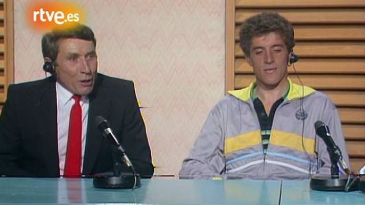 Anquetil en 'Estudio Estadio', 1985