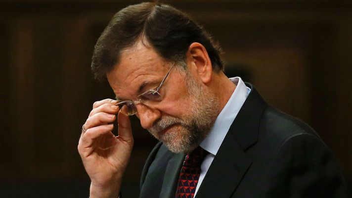 Telediario 1 - Rifirrafe entre Rubalcaba y Rajoy