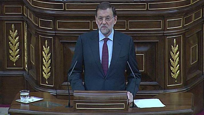 Telediario 1 - Sesión de control al Gobierno