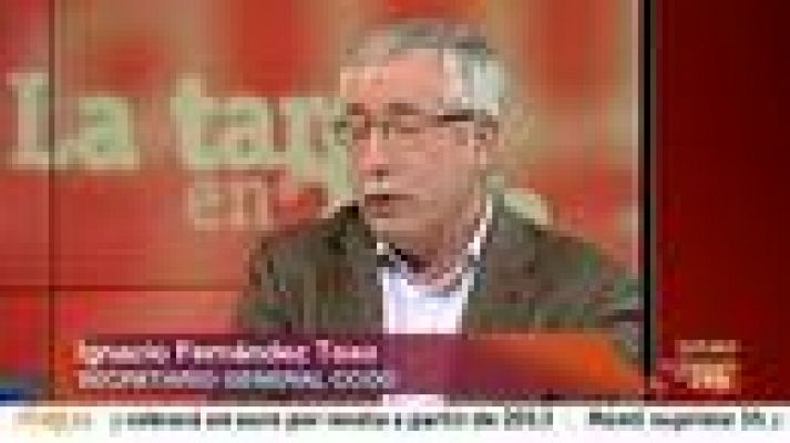 La tarde en 24h - Toxo cree que los funcionarios irán a la huelga el 14N