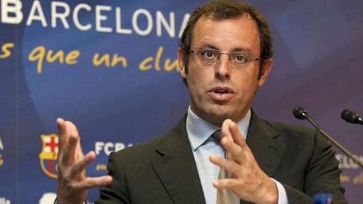 Telediario 1 - Rosell: "Humildad es no hacerse el chulo, como Messi"