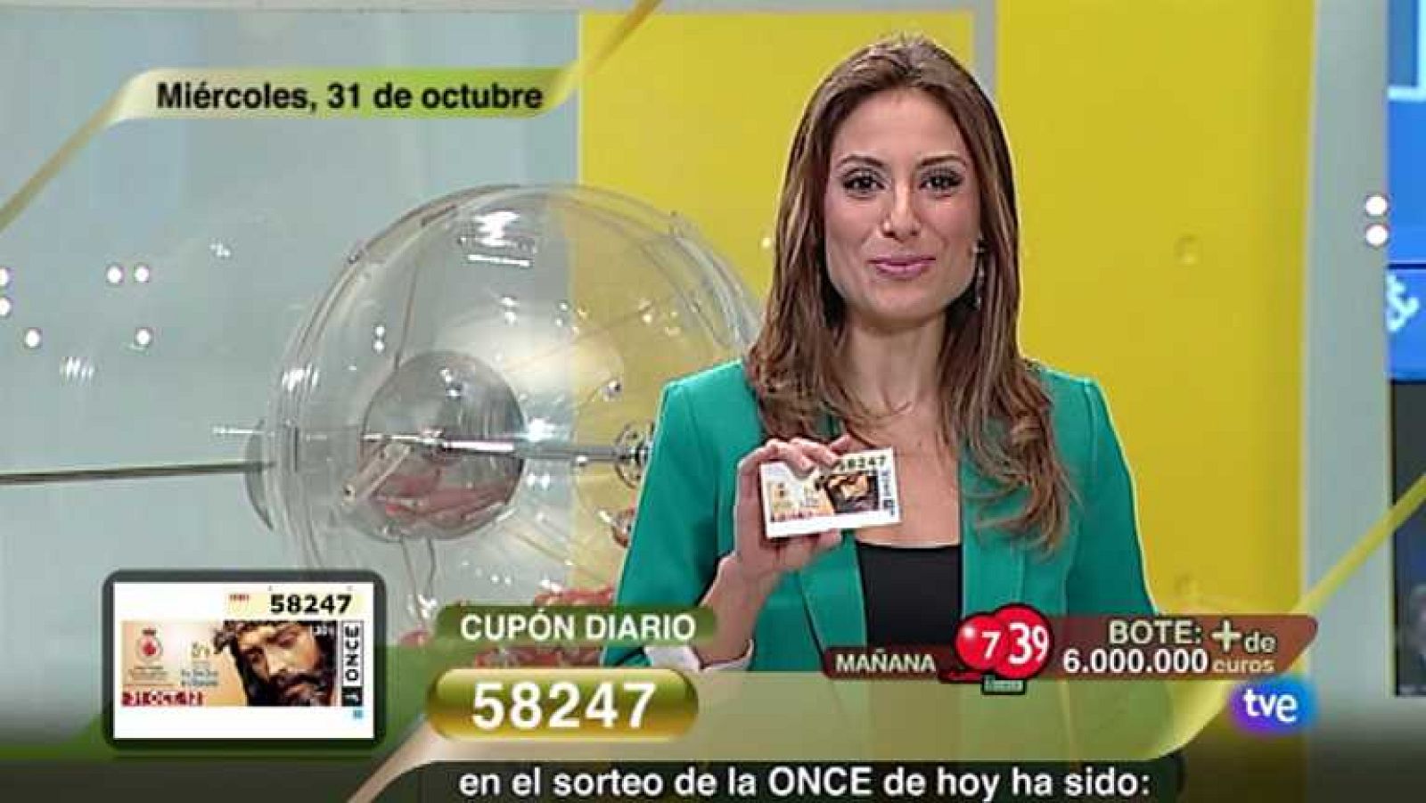 Sorteo ONCE - 31/10/12 - Ver ahora