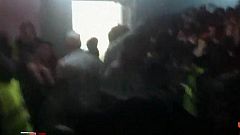 Imágenes de la avalancha en el Madrid Arena