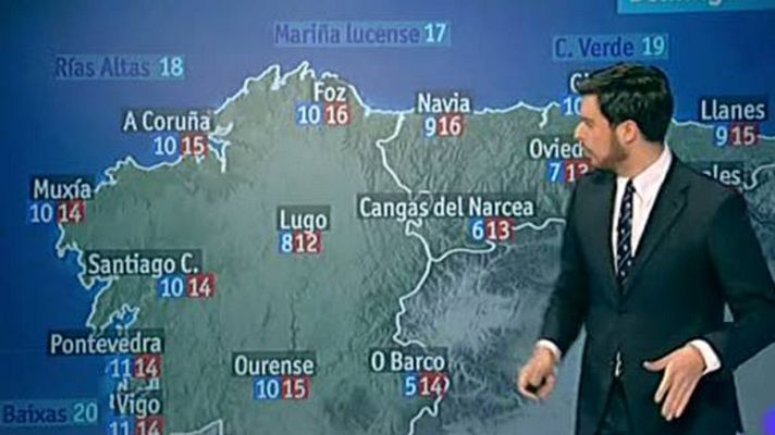 El tiempo - Lluvias fuertes en el suroeste