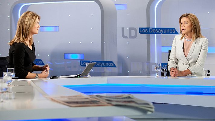 Los desayunos - Cospedal en Los Desayunos de TVE