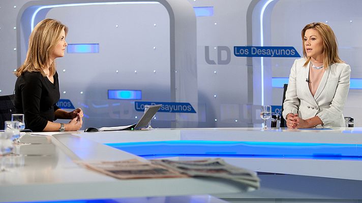 Los desayunos - Cospedal en Los Desayunos de TVE