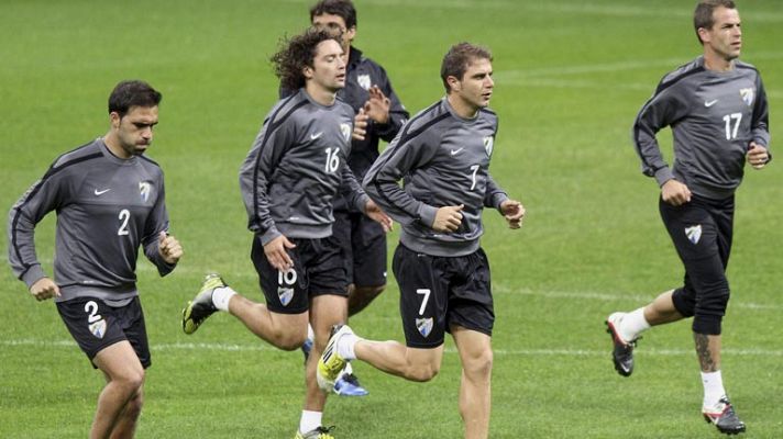 Telediario 1 - El Málaga busca la victoria en San Siro