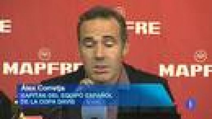 Telediario 1 - Corretja mantiene a su equipo de Davis