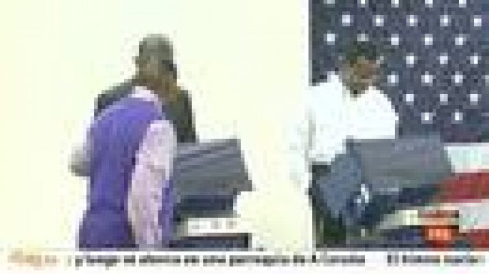 Telediario 1 - Comienzan las votaciones en EE.UU,
