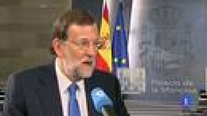 Telediario 1 - Rajoy, contra el euro por receta