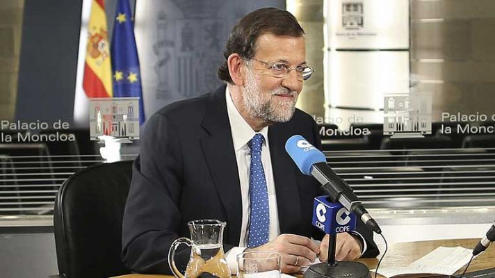 Telediario 1 - Rajoy  dice que la economía empezará a crecer en 2014