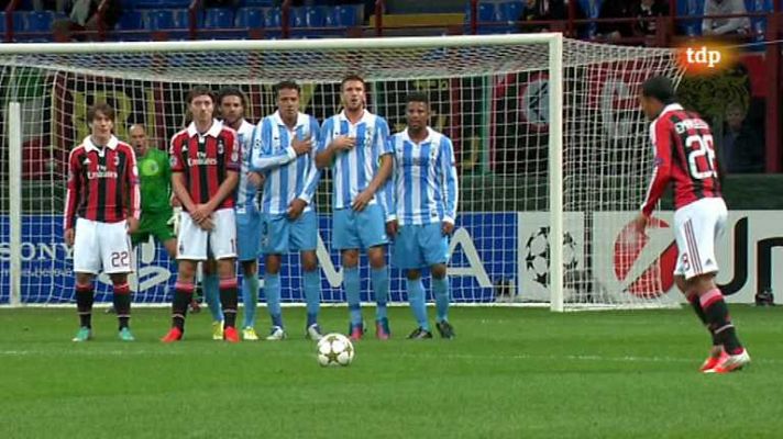 Resumen AC Milan-Málaga CF