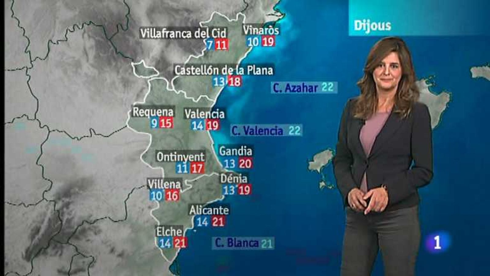 El tiempo en la Comunidad Valenciana - 07/11/12 - ver ahora