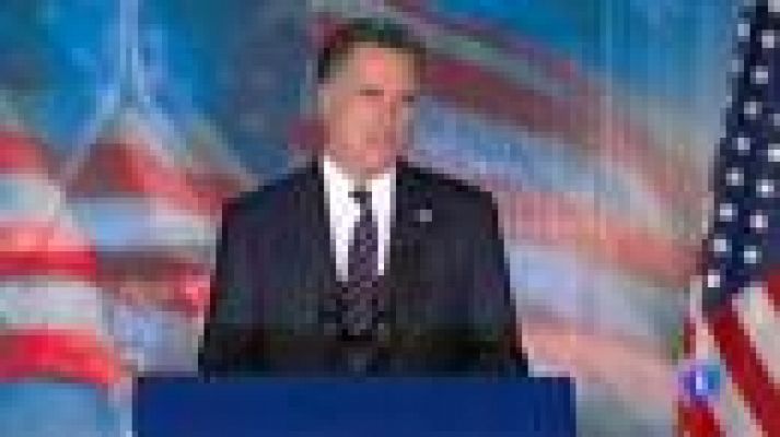 Telediario 1 - Discurso de Mitt Romney
