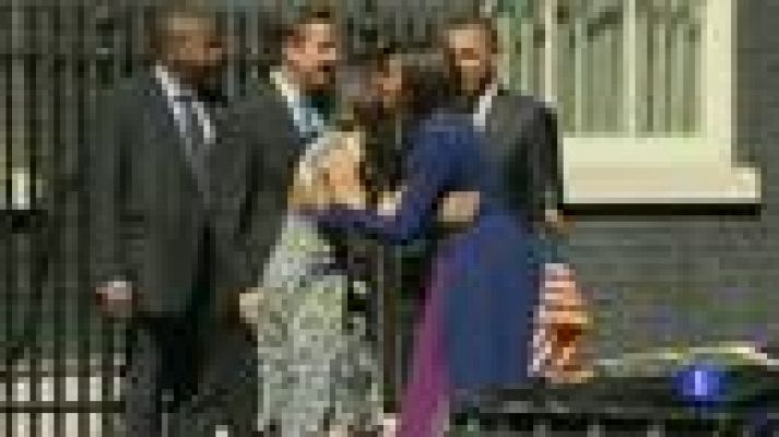 Telediario 1 - Reacciones a la victoria de Obama