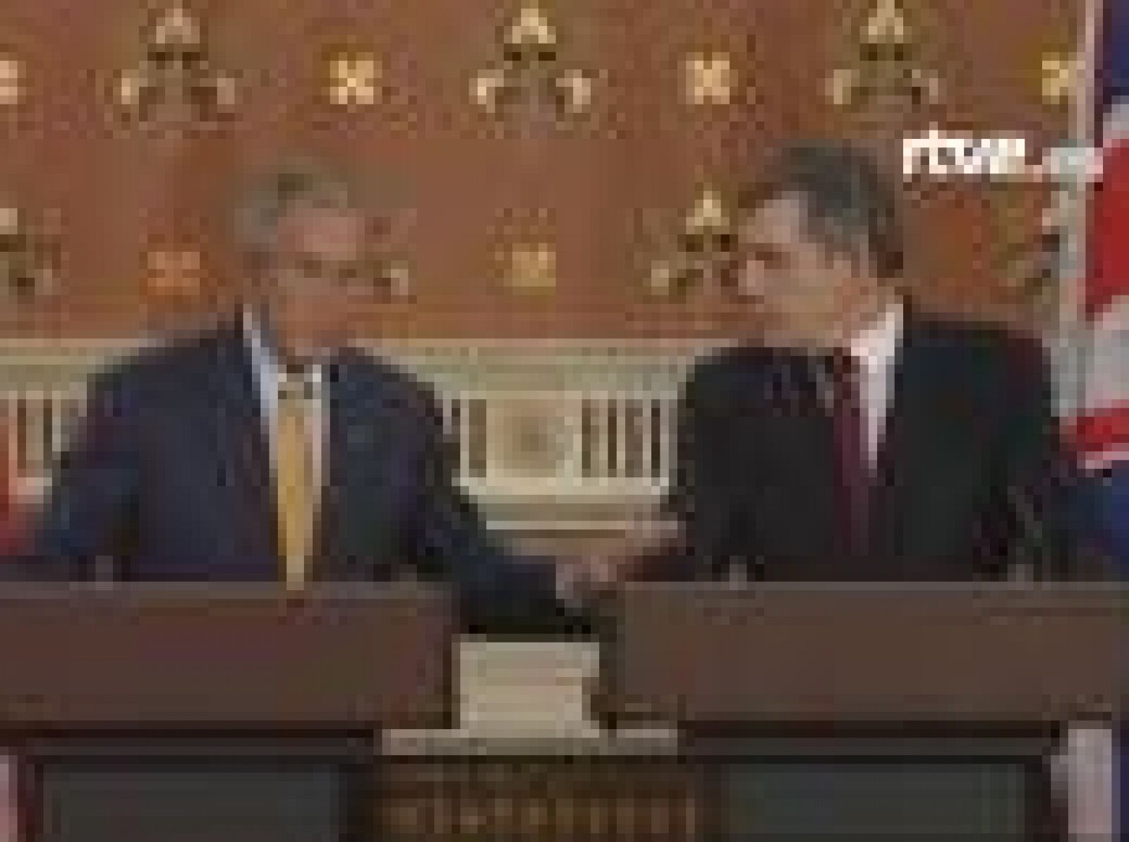 Sin programa: Bush y Brown se han reunido | RTVE Play