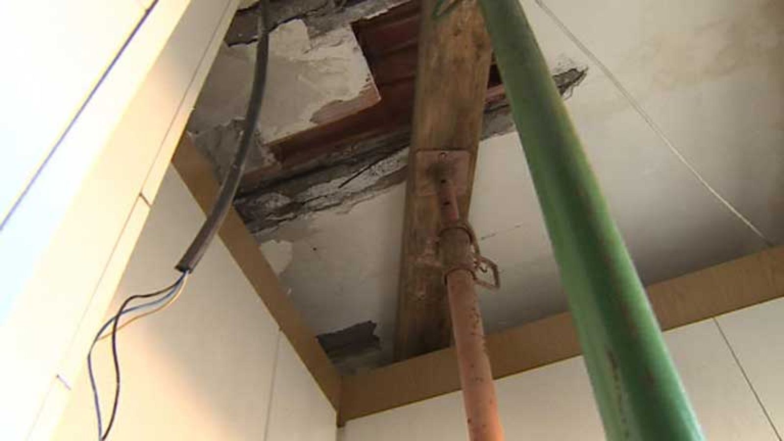 Miedo al derrumbe por aluminosis