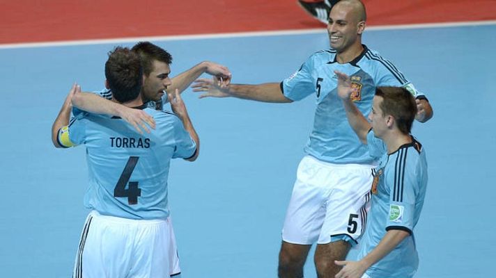 Telediario 1 - España, a los octavos de final del Mundial de fútbol sala