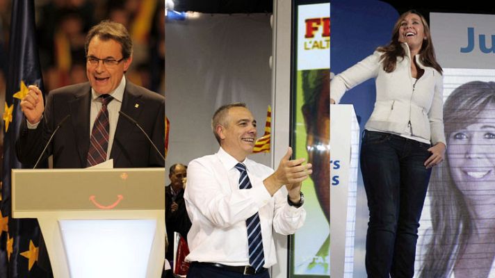 Telediario 1 - Cataluña está en campaña electoral