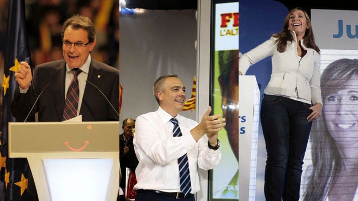 Telediario 1 - Cataluña está en campaña electoral